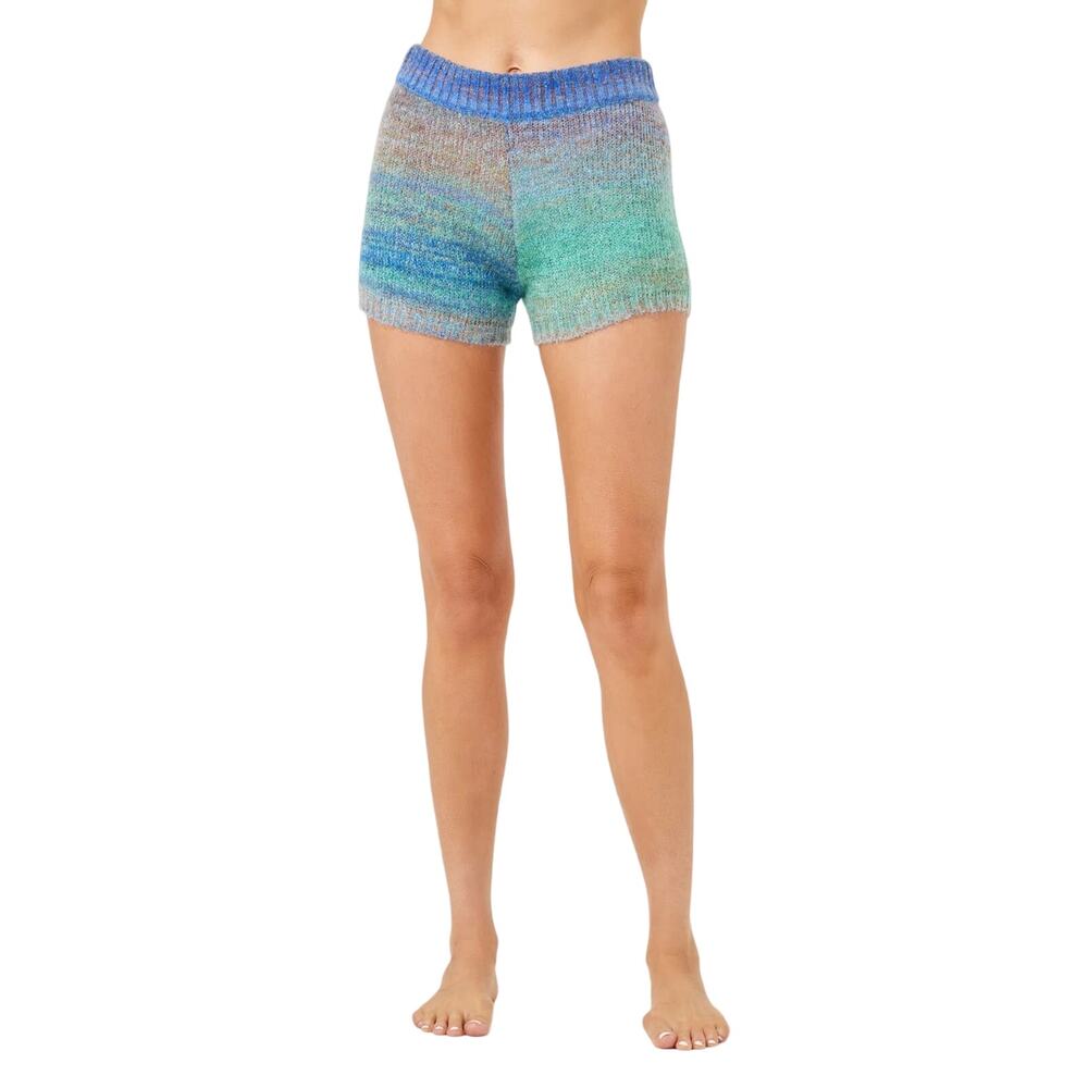 L*Space Zoé Sweater Knit Ombre Shorts NWT